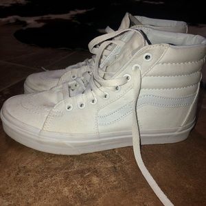 White Vans Hightops